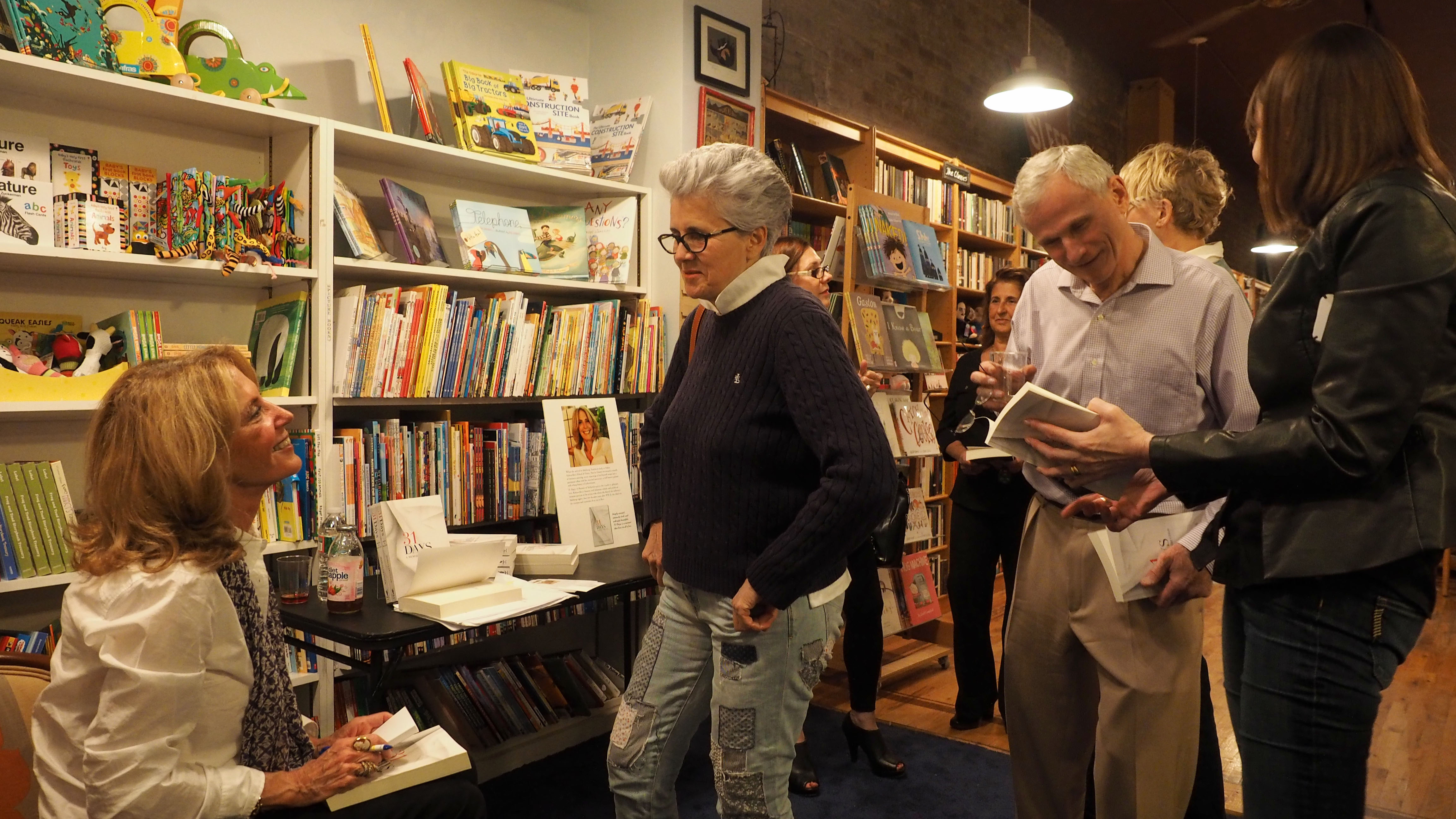 Marcia Gloster booksigning at Watchung Booksellers